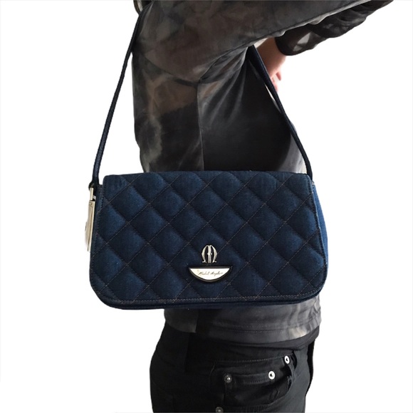 💕 Michel Angelo Denim Shoulder Bag 💕 - Picture 1 of 6